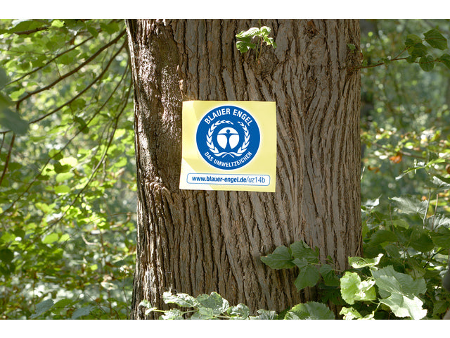 Info Notes 75x75mm geel recycled doos a 12 blok