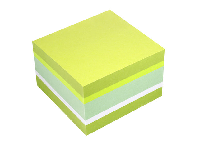 Info Opmerkingen 75x75mm assorti kleurenblok a 450 vel