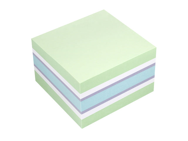 Info Opmerkingen 75x75mm assorti kleurenblok a 450 vel