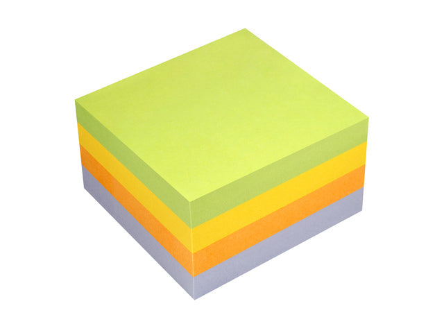 Info Notities 75x75mm assorti spring blok a 400 vel