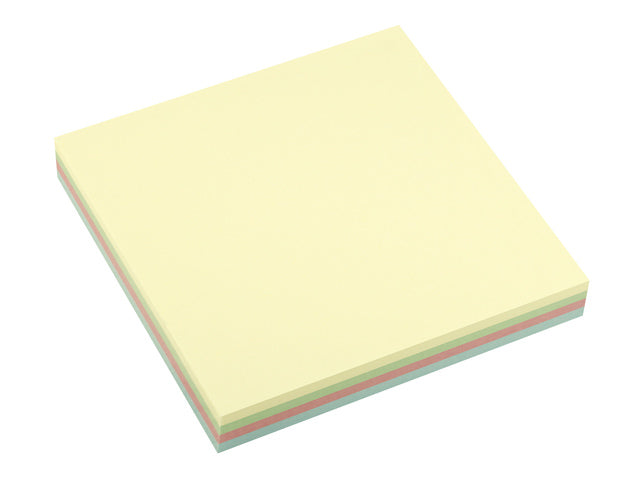 Infozettel 75x75mm Pastellblock a 100 Blatt