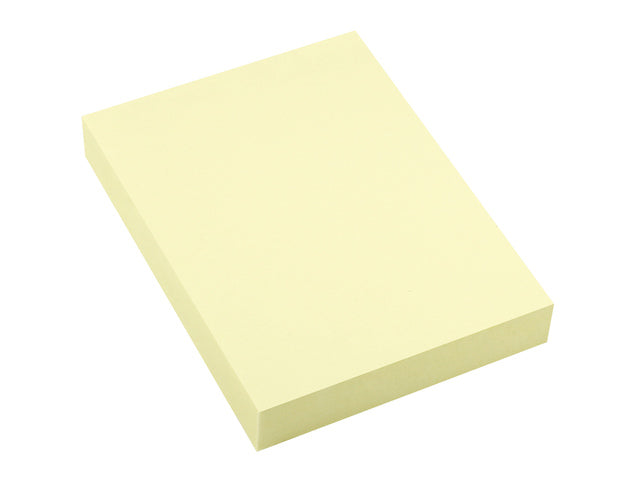 Info Opmerkingen 50x75mm geel blok a 100 vel