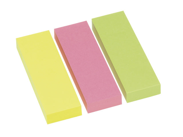 Info Page Marker papier 25x75mm, 3 kleuren