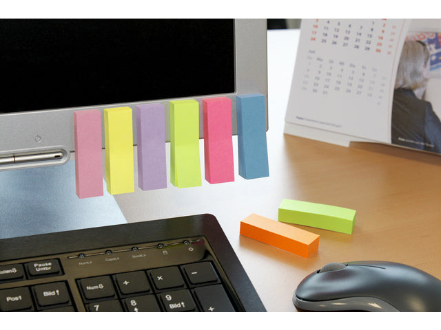 Info Page Marker papier 10x15x50mm, 10 kleuren.