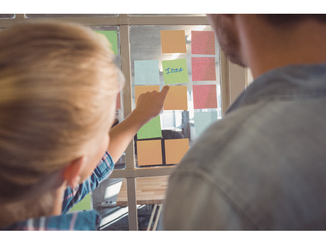 Info Notes 75x75mm assorti harmony pak a 6 blok