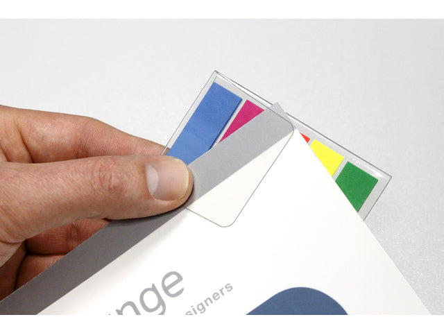 Info vlaggetjes 12,5x43mm assorti blister à 5 kleuren