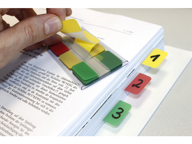 Indextabs Info Notes 3x25x38mm. houder met clip