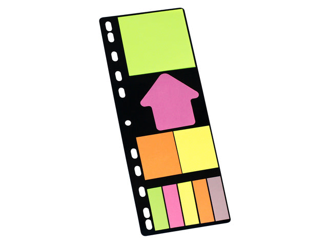 Info sticky notes op kaart diverse formaten / kleuren