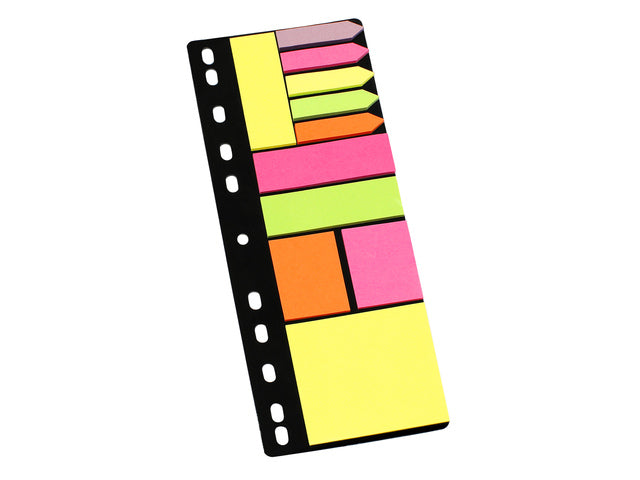 Info Sticky Notes 3 kleuren diverse formaten