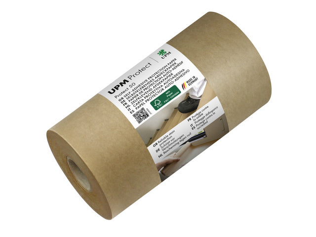 Afdekpapier zelfklevend UPM 15 cm x 50 m