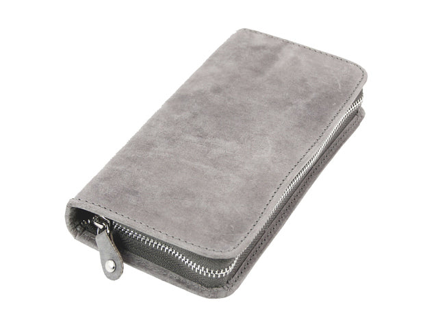 Etui Alassio jagerleer grijs 17x8x2,5cm