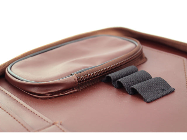 Conferentiemap Alassio VITERBO A4 bruin kunstleer