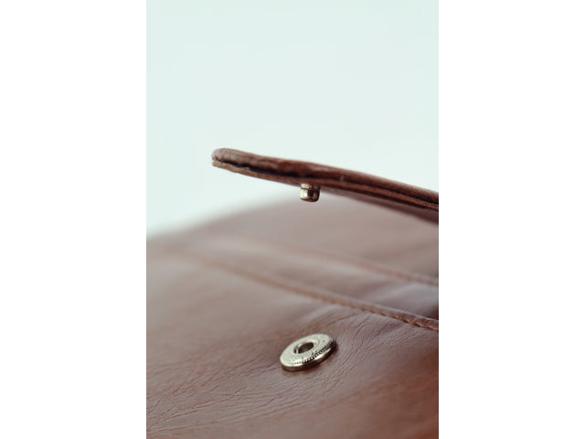 Conferentiemap Alassio VITERBO A4 bruin kunstleer