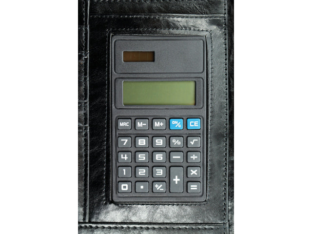 Conferentiemap Alassio MASSA A4 zwart kunstleer