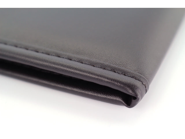 Kunstlederen schrijfmap Alassio SAVONA finetouch A4 zwart