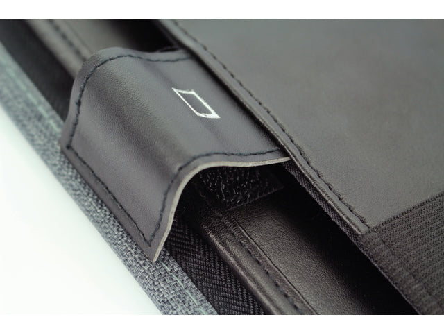 Conferentiemap Alassio LAZIO. Grijs polyester.