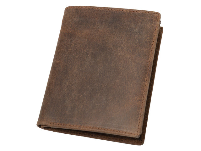 Portefeuille Alassio 12x9,5x2,5cm Leer bruin