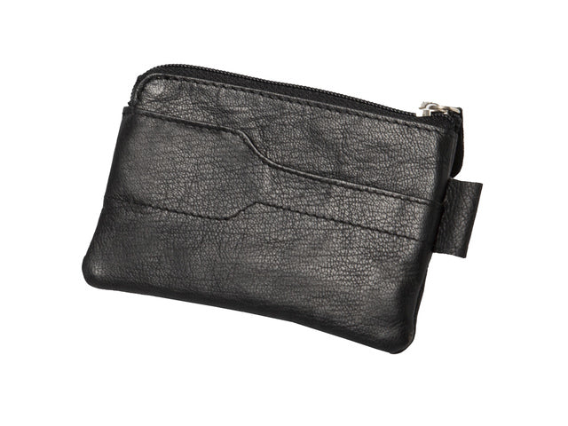 Sleuteletui Alassio 7,5x10x1cm Leer zwart