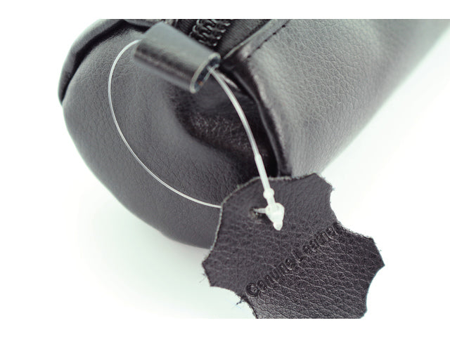 Pennenetui Alassio echt leer zwart