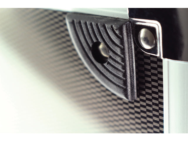 Laptopkoffer Alumaxx C-1 Aluminium Silber-Carbonlook