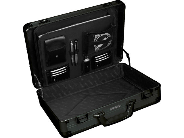 Laptopkoffer Alumaxx VENTURE aluminium zwart mat