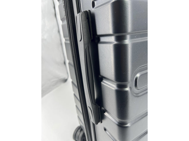 Reistrollyset JSA 3-delig mat zwart gerecycled ABS