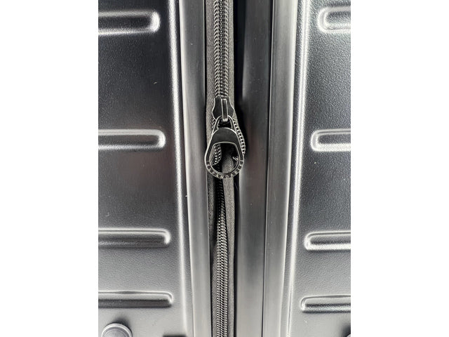 Reistrollyset JSA 3-delig mat zwart gerecycled ABS