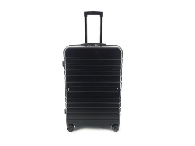 Reistrolly JSA maat L 75,5 x 50,5 x 29 cm mat zwart gerecycled ABS