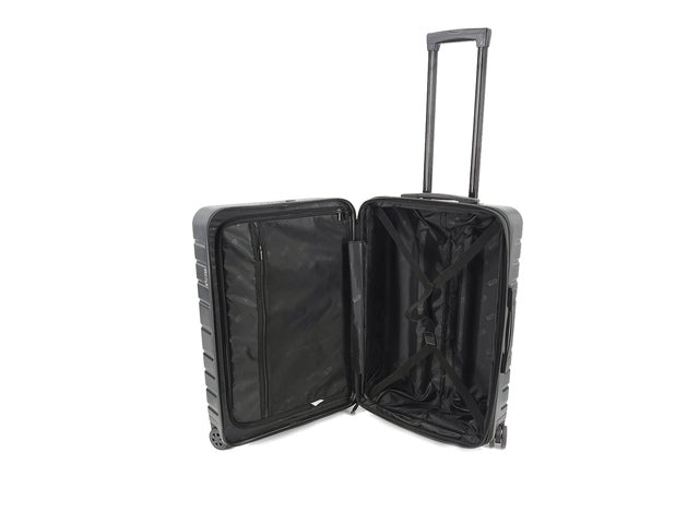 Reistrolly JSA maat M 65,5 x 44,5 x 25 cm mat zwart gerecycled ABS