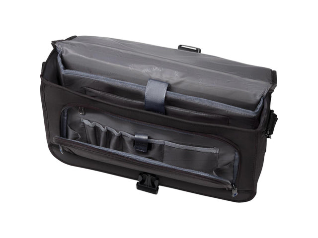 Schoudertas Lightpak SOLAR zwart/blauw