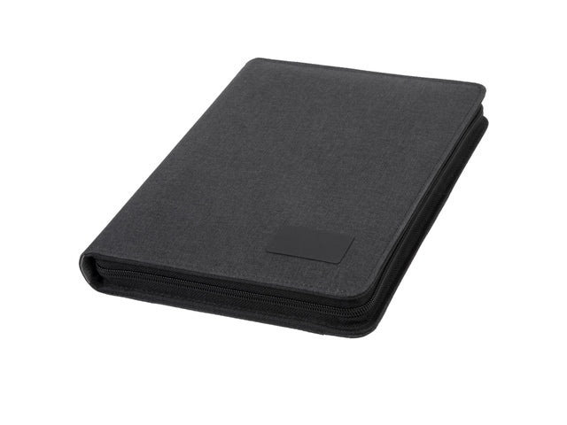 Schrijfmap STOP Maupiti A5 met rits zwart