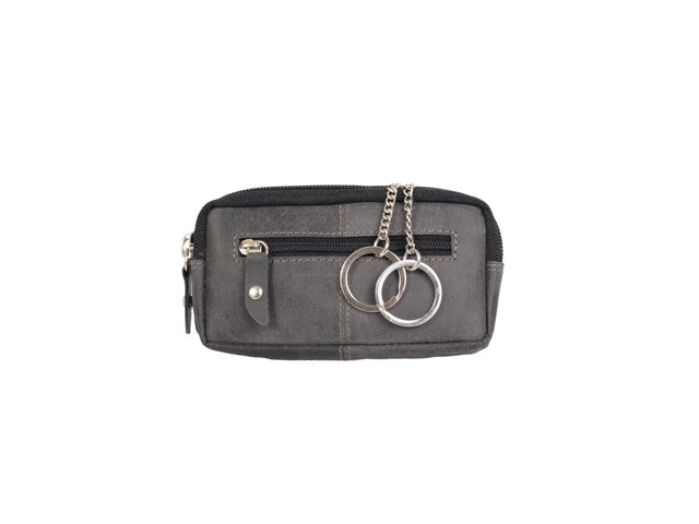 Sleuteletui RFID Pride and Soul. Grijs leer.