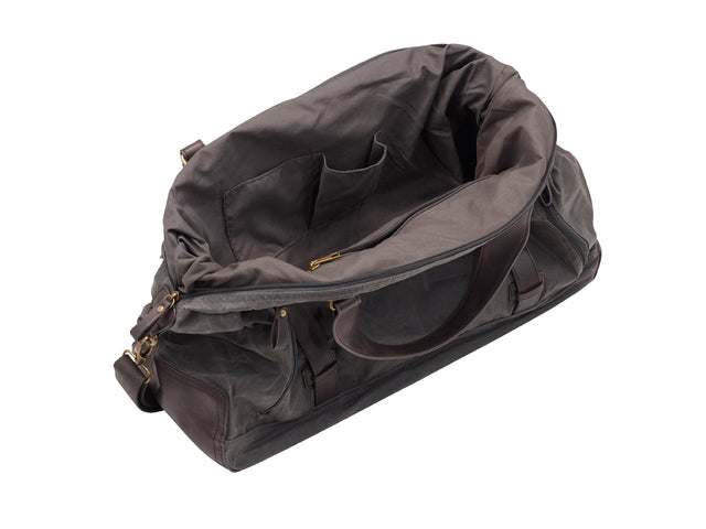 Weekendtas Pride and Soul TONIGHT. Grijs/bruin kunstleer.