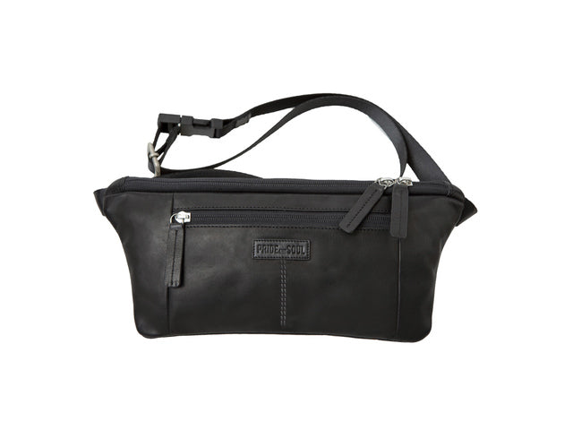 Heuptas Pride and Soul STREET zwart leer.