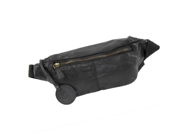 Heuptas Roberto Romana BOLOGNA zwart Echt leer, 29x12x5cm