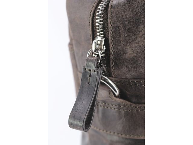 Schoudertas Roberto Romano CATANIA bruin, Echt leer 28x40x9cm