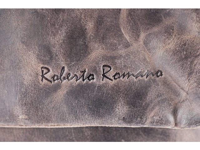 Schoudertas Roberto Romano CATANIA bruin, Echt leer 28x40x9cm