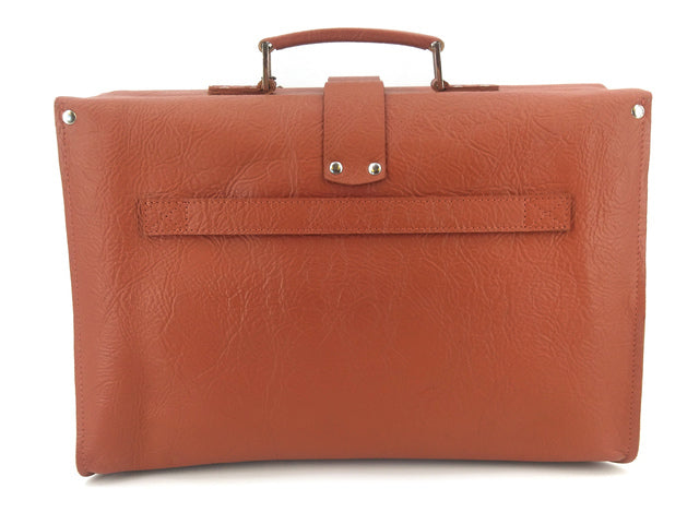 Schooltas bruin leder