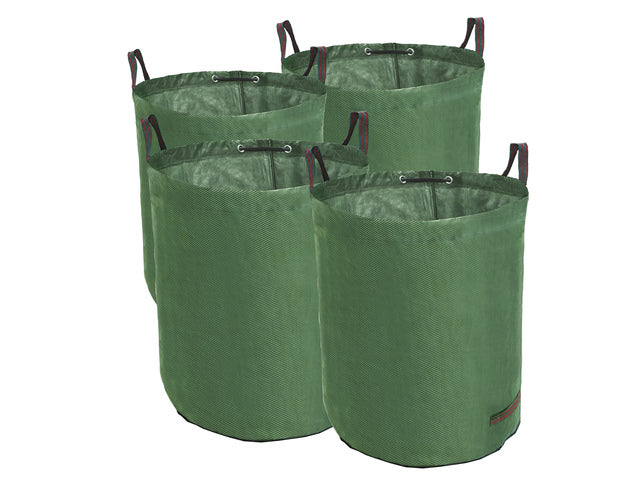 Tuinafvalzak TerCasa groen PP 272 liter 67x76 cm 4 stuks