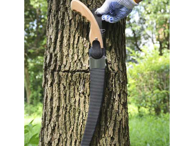 Tuinzaag TerCasa gebogen blad 33cm met kunststof houder