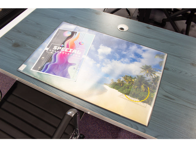 Bureauonderlegger Kangaro PP 38x58cm dessin streng