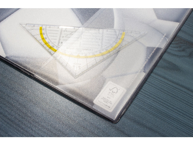 Bureauonderlegger Kangaro PP 38x58cm Dessin Voetballen