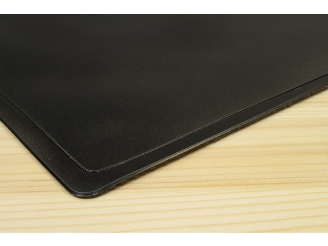 Bureauonderlegger Kangaro 63x50cm zwart zacht