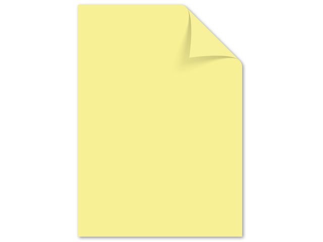 Papier Kangaro A4 160 gram pastel geel pak 50 vel