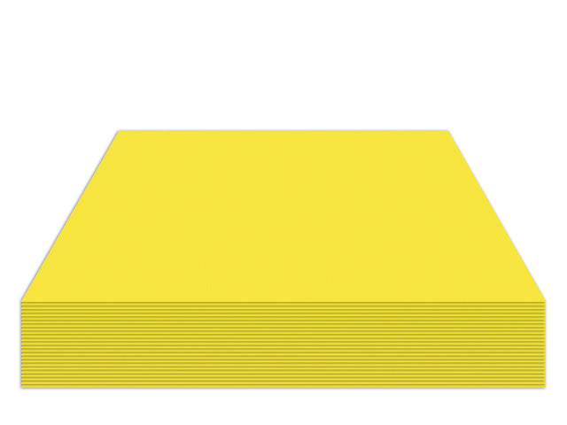 Fotokarton Kangaro 50x70cm 300gr bananengeel pak 25 vel