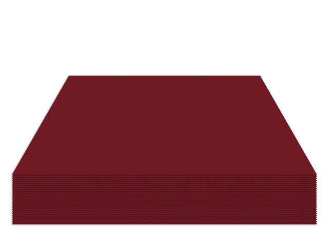 Fotokarton Kangaro 50x70cm 300gr Donkerrood Pak 25 Vel