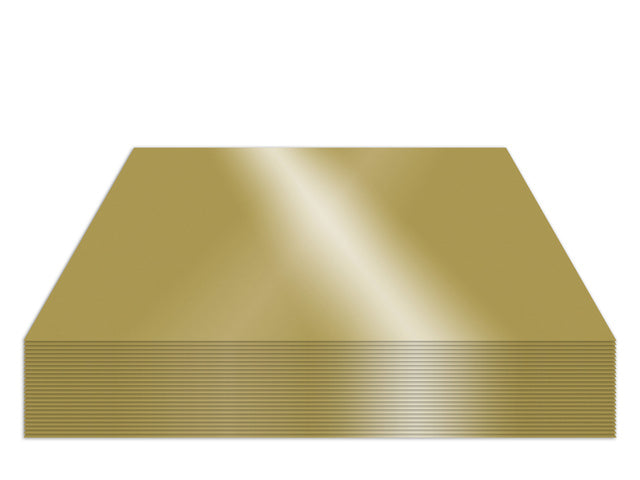 Fotokarton Kangaro 50x70cm 300gr goldfarbene Glasur pak 25 Vel