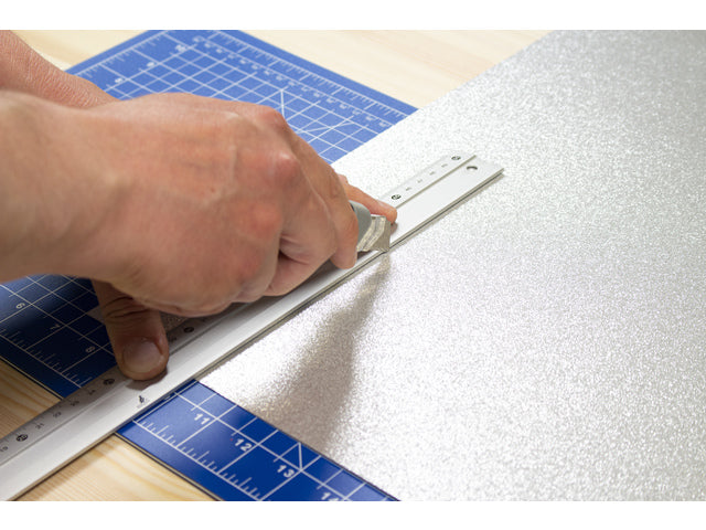 Glitzerkarton Kangaro Silber 50x70cm, Packung à 10 Vel