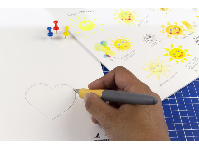 Foamboard Kangaro wit 50x70cm 10 mm dik, 10 stuks 2 zijdig mat papier