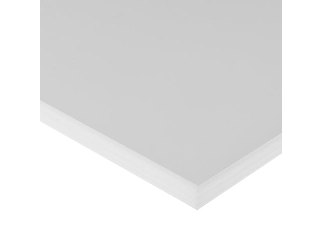 Foamboard Kangaro wit 70x100cm 10 mm dik, 5 stuks 2 dubbelzijdig mat papier